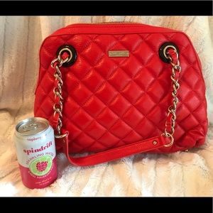 Red leather kate spade purse, excellent condition